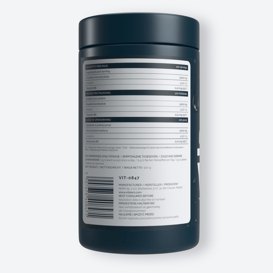Vitaler's Sport Mikronizowany Monohydrat Kreatyny 5000 mg - 500 g