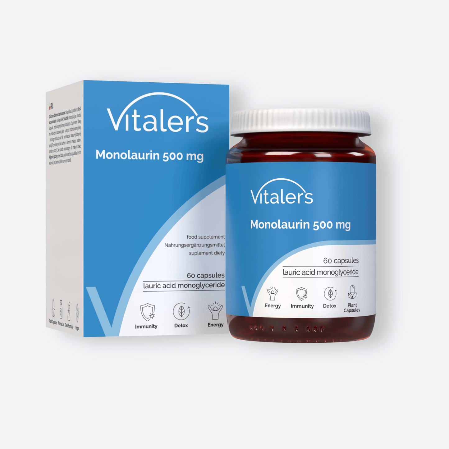 Vitaler's Specjalistyczne Monolauryna 500 mg - 60 kapsułek
