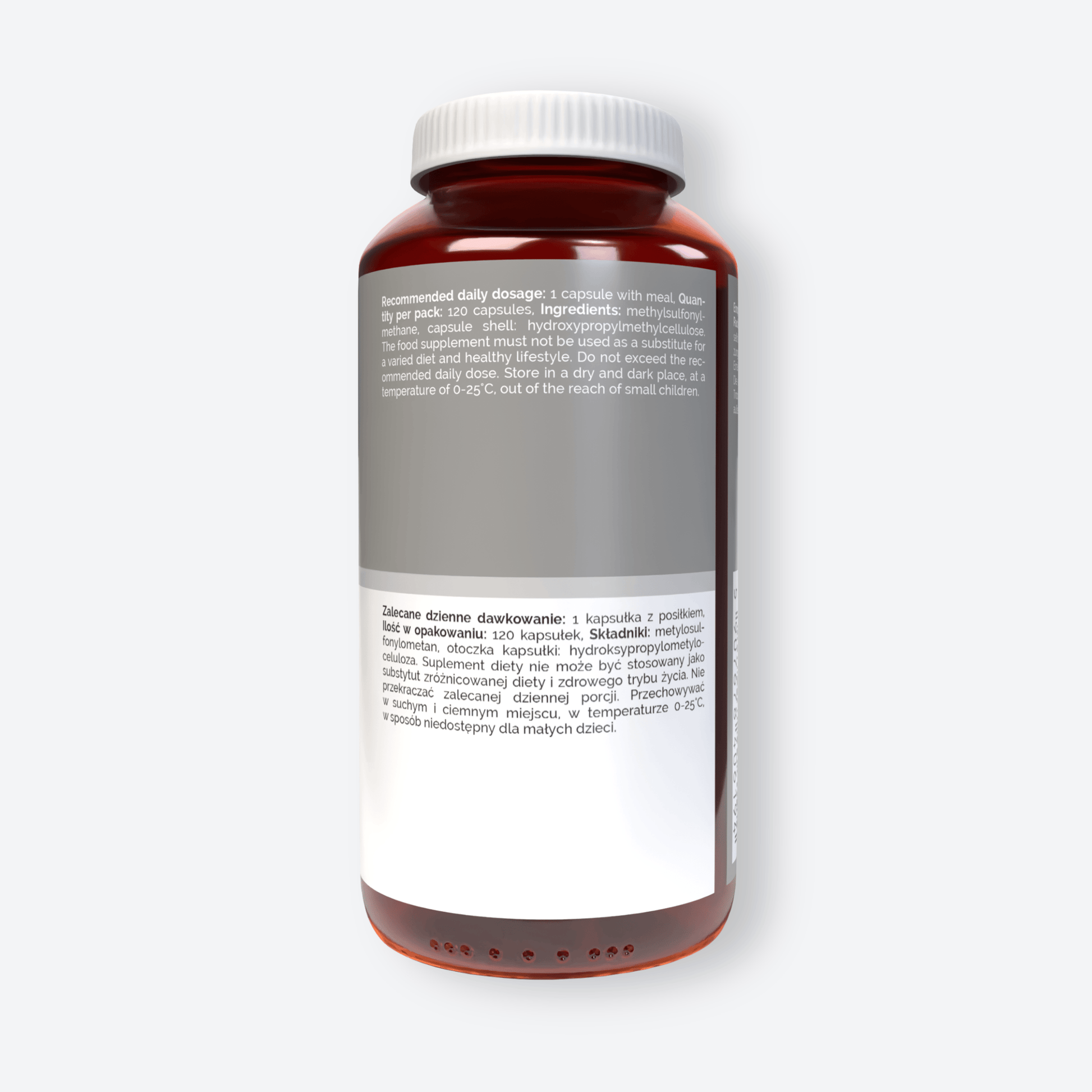 Vitaler's Specjalistyczne MSM (Siarka organiczna) 700 mg - 120 kapsułek