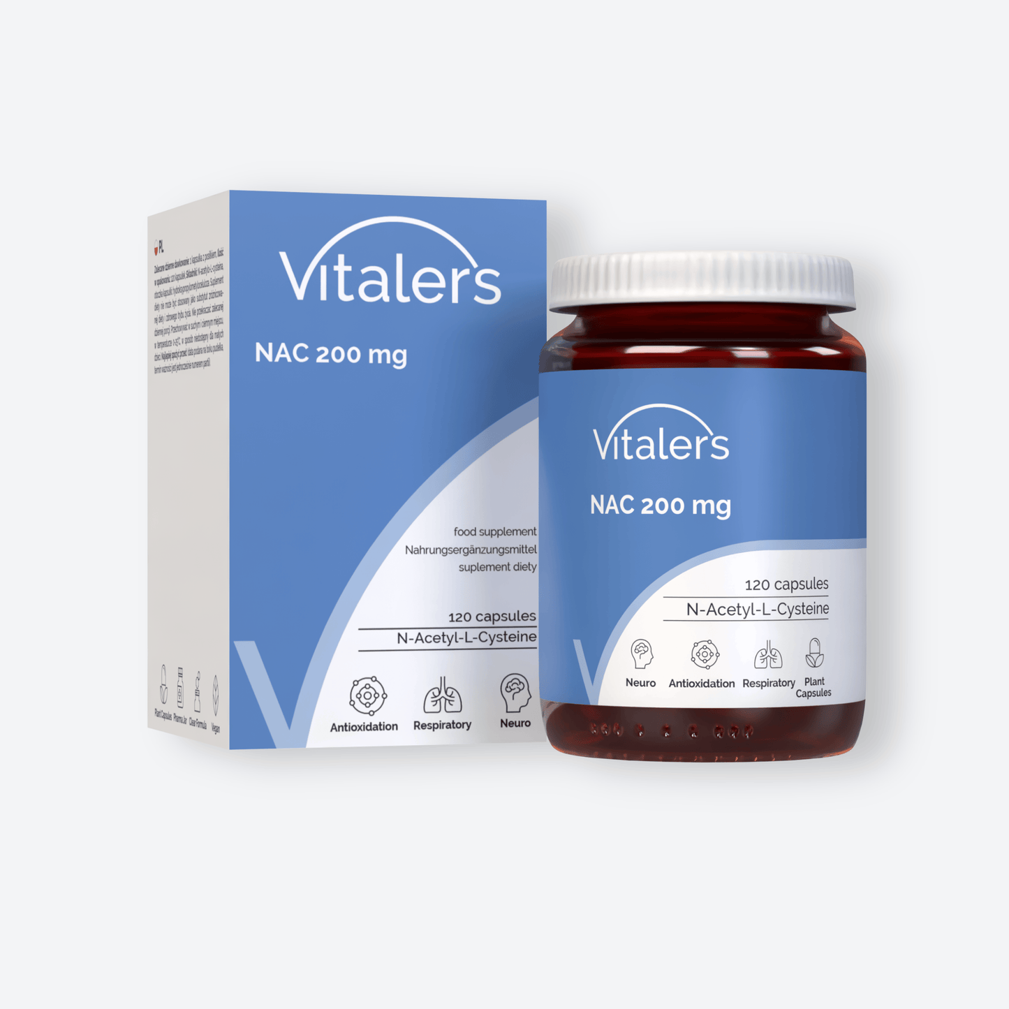 Vitaler's Aminokwasy NAC 200 mg - 60 kapsułek
