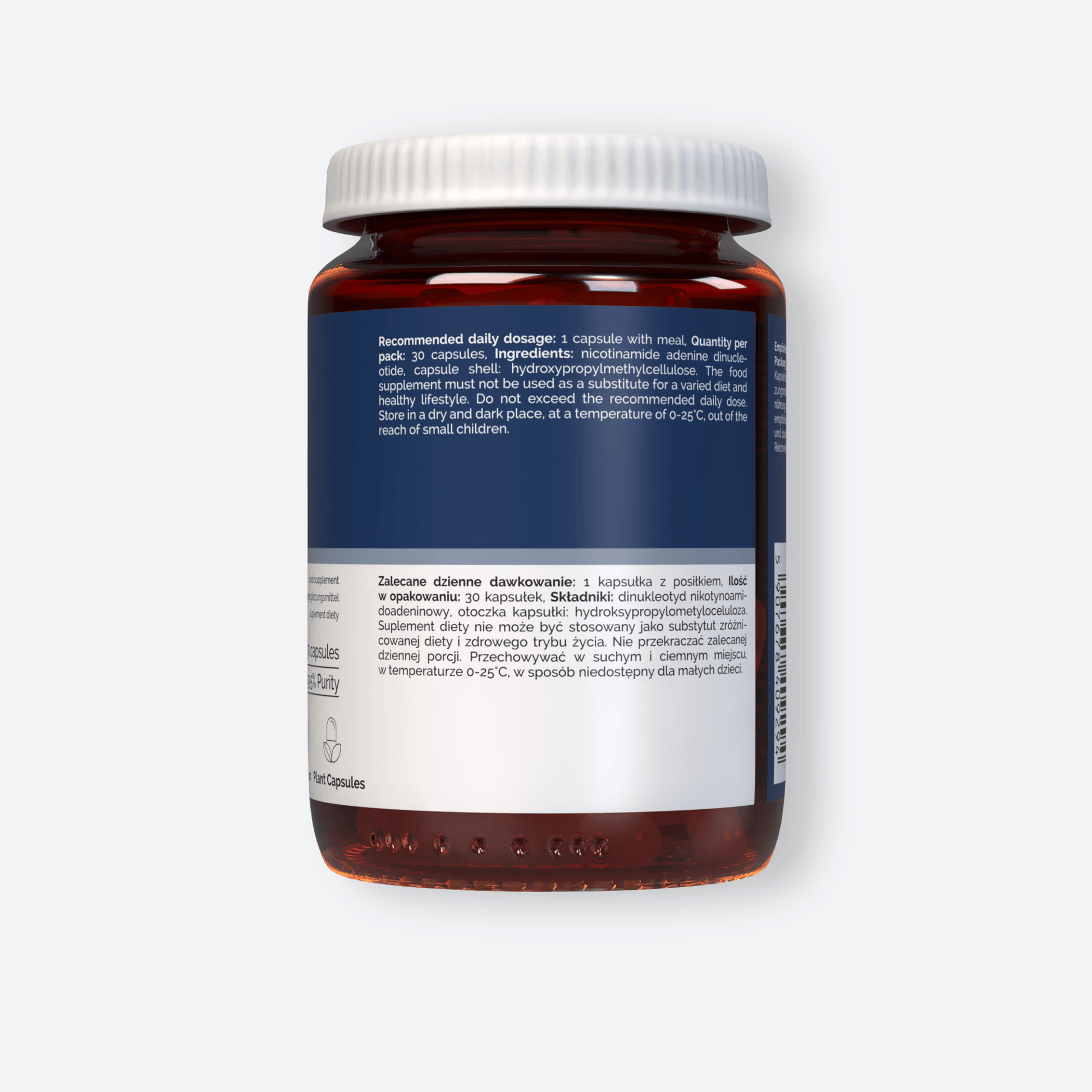 Vitaler's Antyoksydanty NAD+ 500 mg - 30 kapsułek