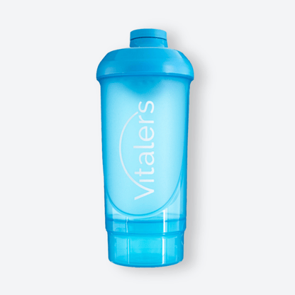 Vitaler's Akcesoria Niebieski shaker z sitkiem - 500 ml + 150 ml