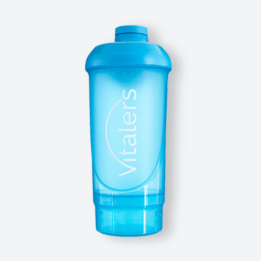 Vitaler's Akcesoria Niebieski shaker z sitkiem - 500 ml + 150 ml