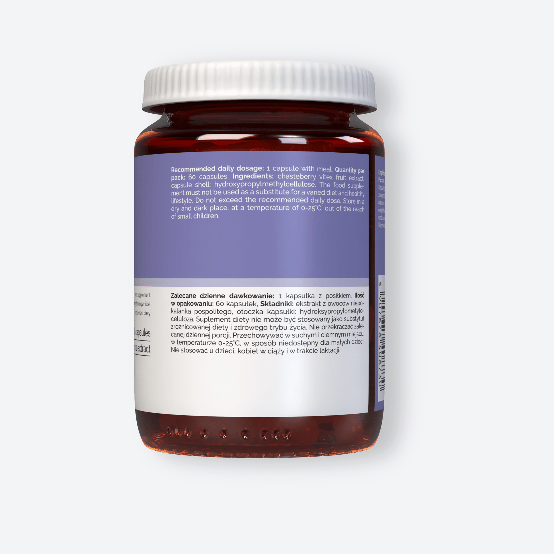 Vitaler's Ekstrakty Niepokalanek pospolity (Vitex) 500 mg - 60 kapsułek