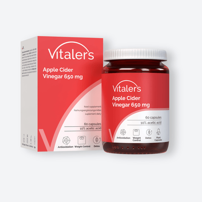 Vitaler's Specjalistyczne Ocet jabłkowy 650 mg - 60 kapsułek