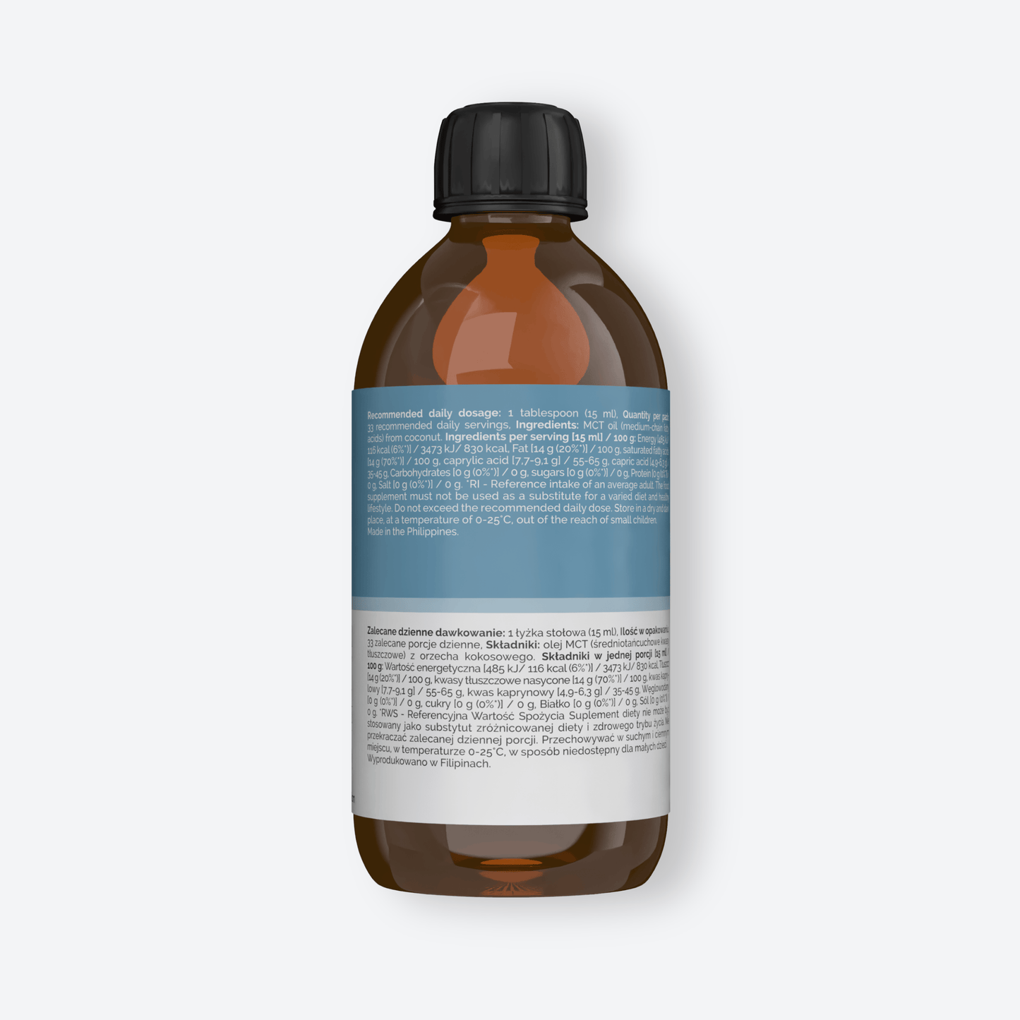 Vitaler's Olej MCT Olej MCT z Kokosa - 500 ml