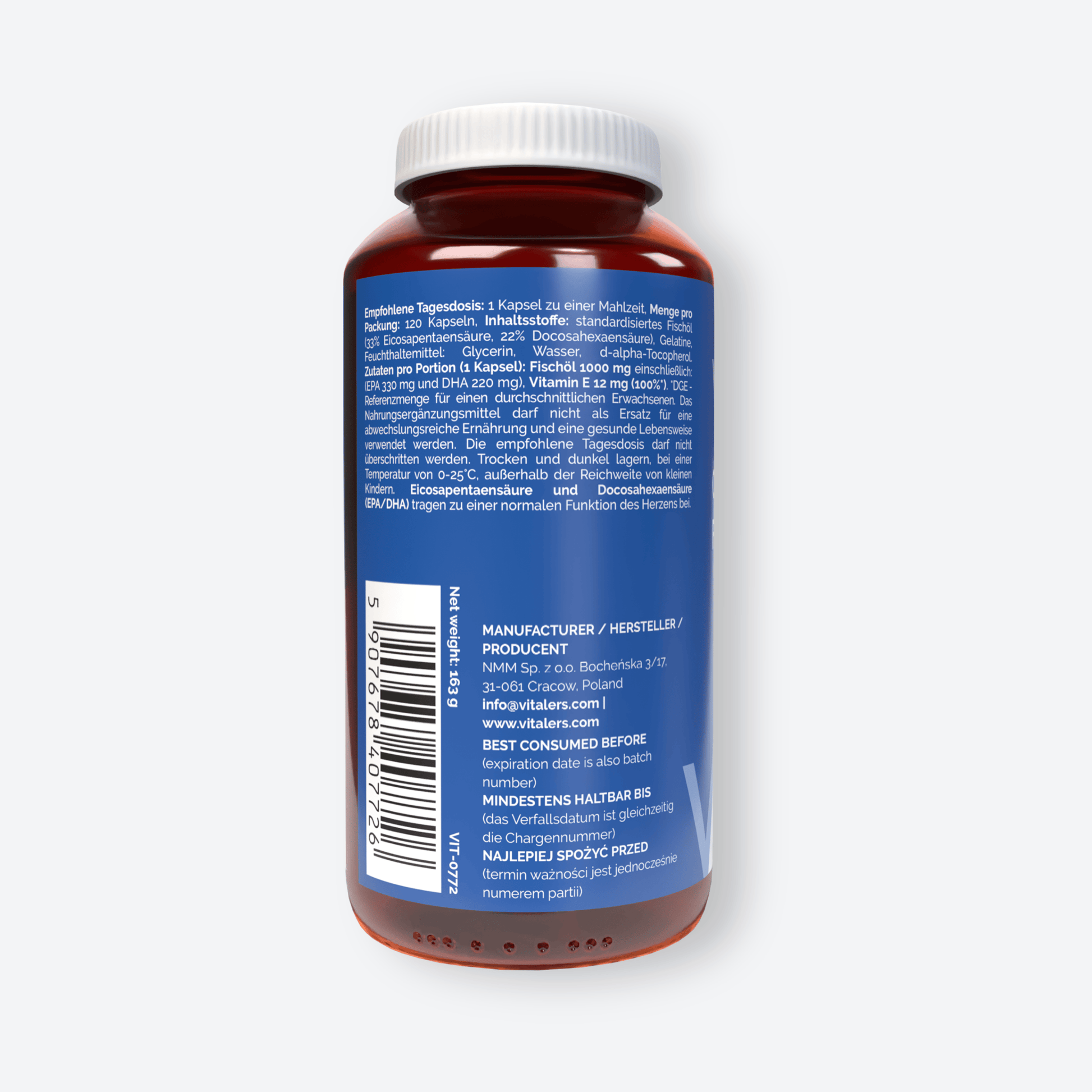 Vitaler's Omega Omega-3 FORTE 1000 mg - 120 kapsułek