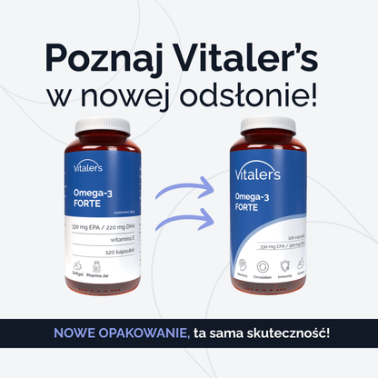 Vitaler's Omega Omega-3 FORTE 1000 mg - 120 kapsułek