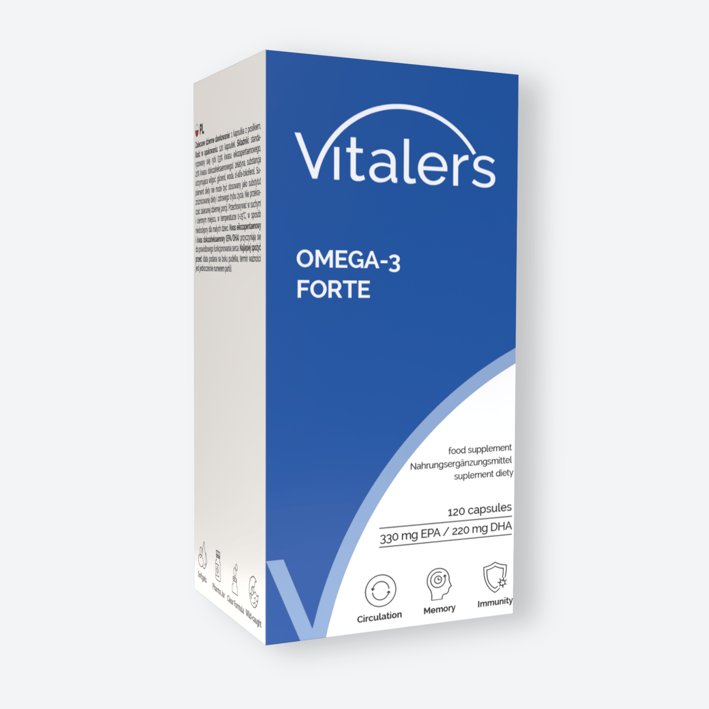 Vitaler's Omega Omega-3 FORTE 1000 mg - 120 kapsułek