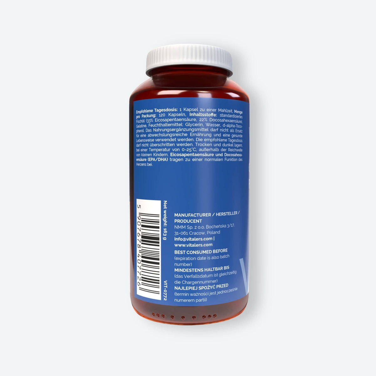 Vitaler's Omega Omega-3 FORTE 1000 mg - 120 kapsułek