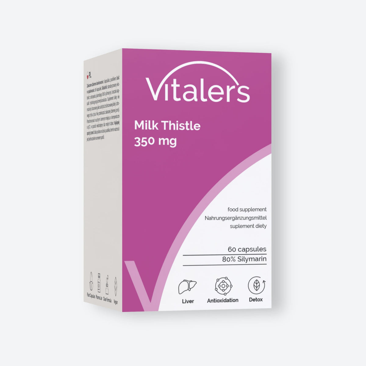 Vitaler's Ekstrakty Ostropest Plamisty 350 mg - 60 kapsułek