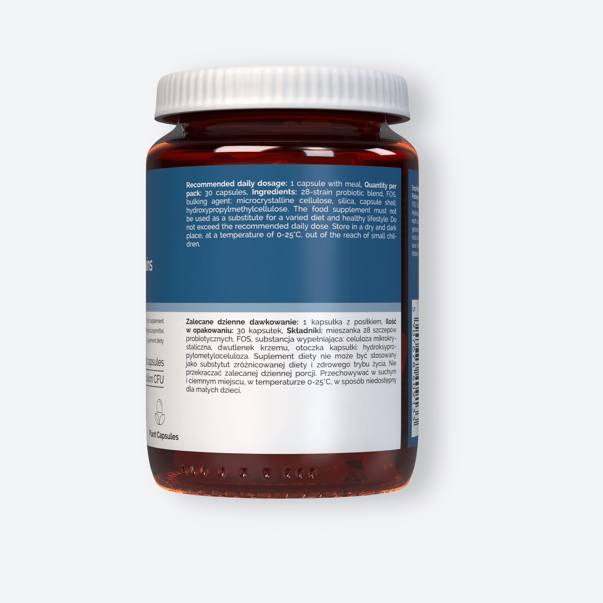 Vitaler's Probiotyki Probiotyk 28 szczepów z FOS - 30 kapsułek