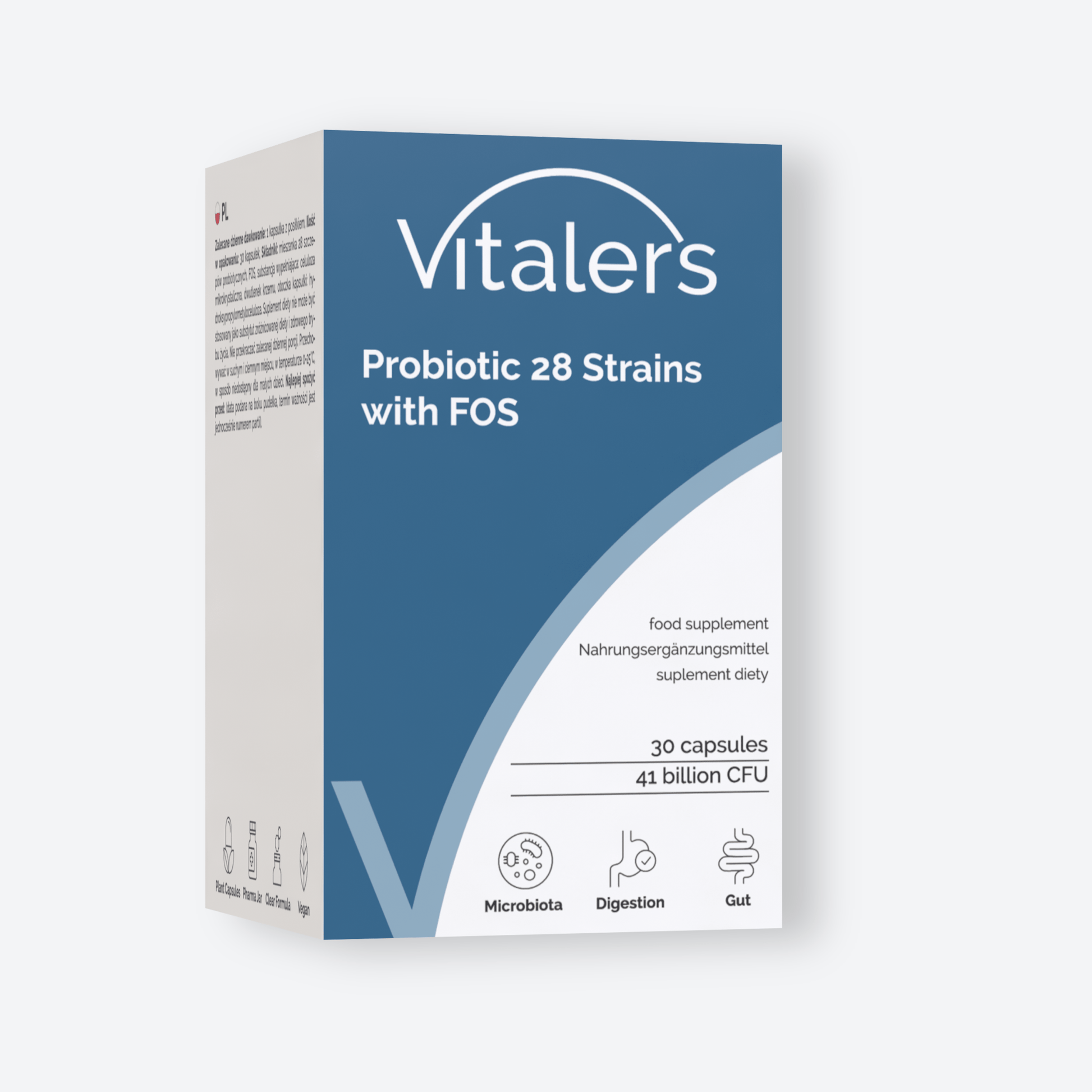 Vitaler's Probiotyki Probiotyk 28 szczepów z FOS - 30 kapsułek