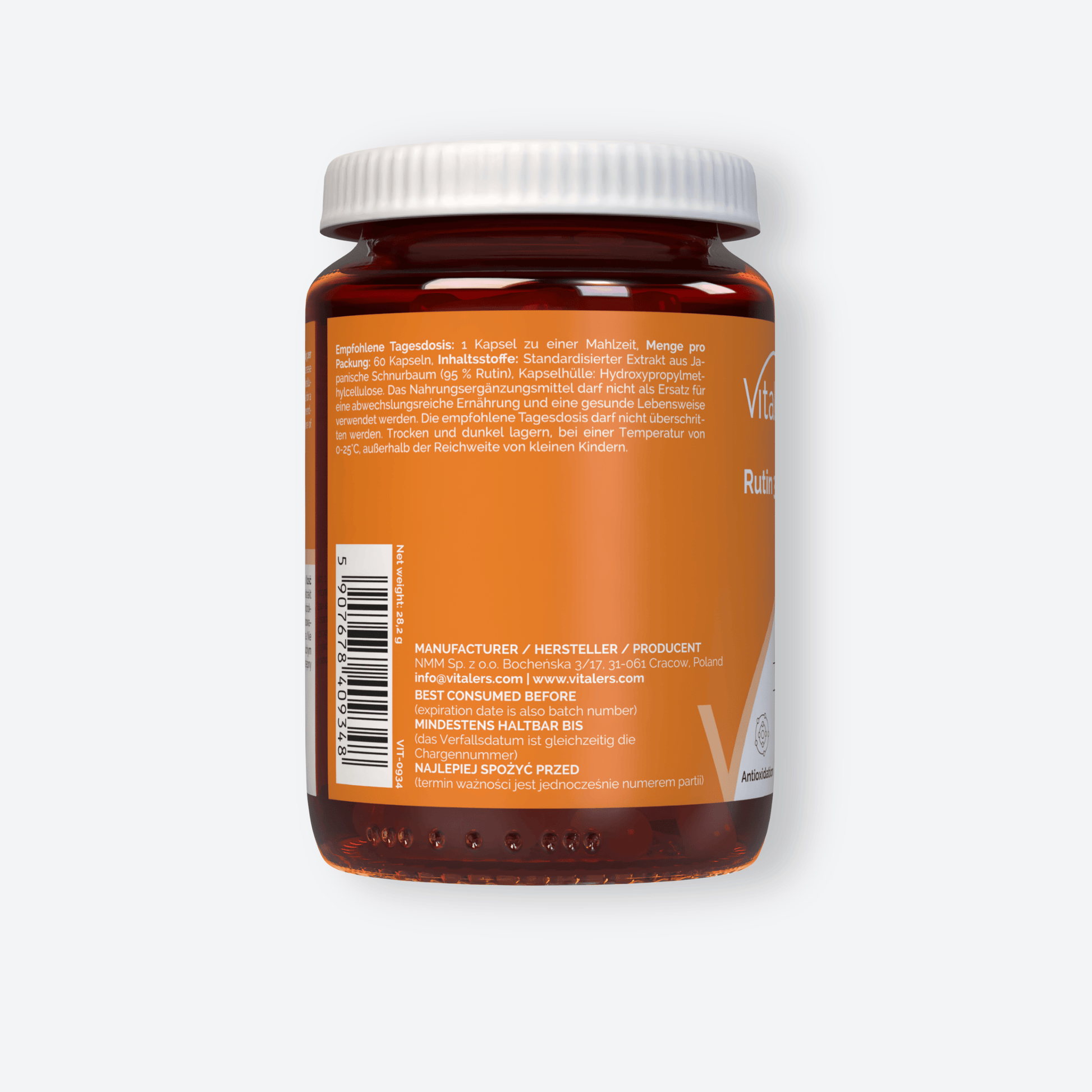 Vitaler's Rutyna 350 mg - 60 kapsułek