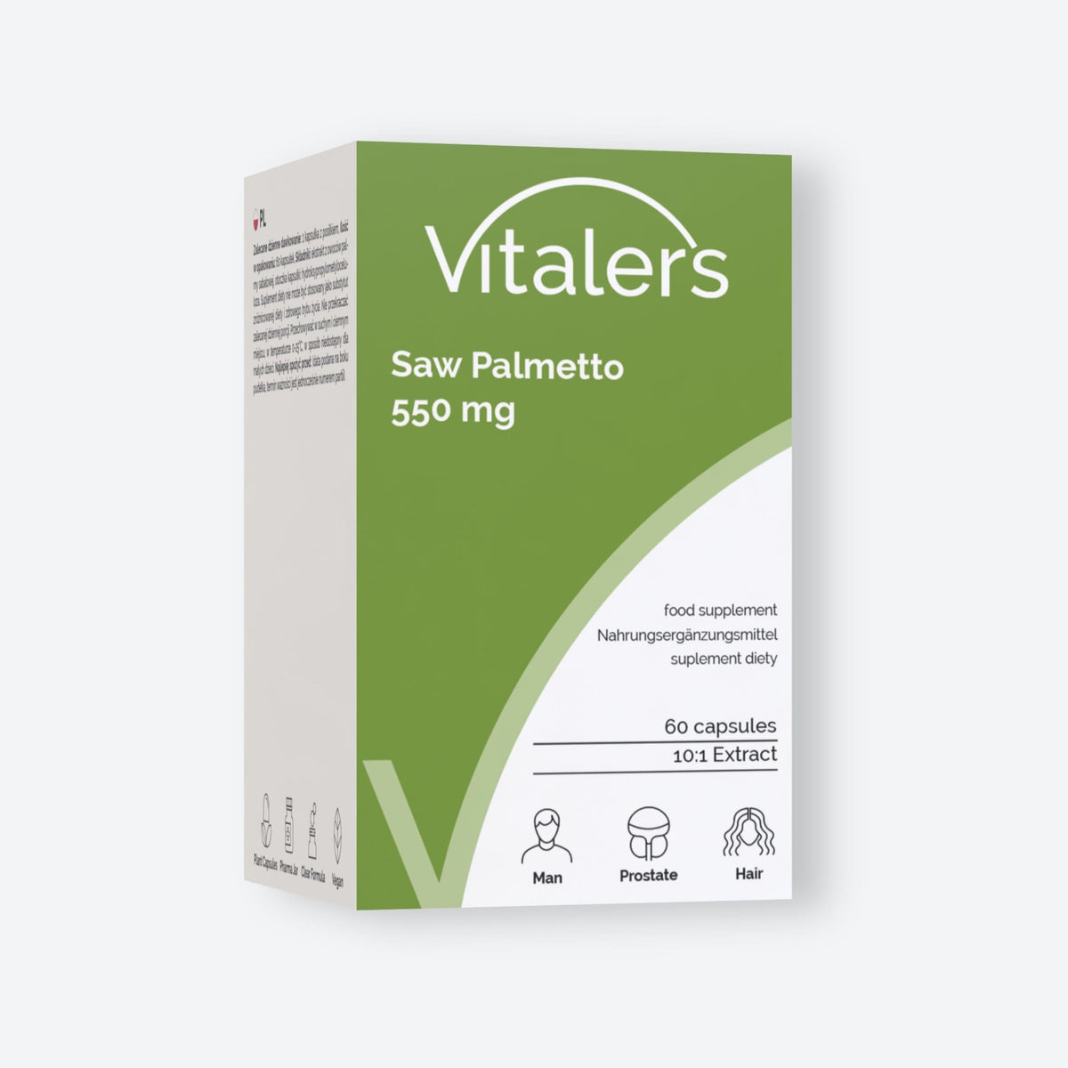 Vitaler's Ekstrakty Saw Palmetto 550 mg - 60 kapsułek