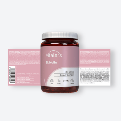 Vitaler's Specjalistyczne Silibiotin (Skóra, Włosy, Paznokcie) - 180 tabletek