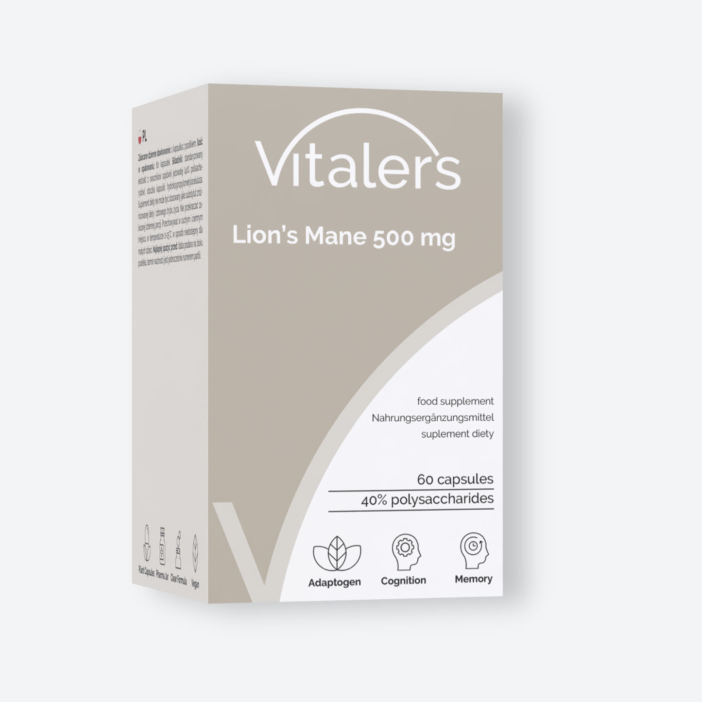 Vitaler's Ekstrakty Soplówka Jeżowata 500 mg - 60 kapsułek