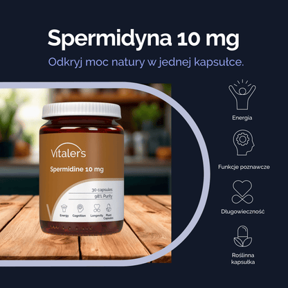 Vitaler's Specjalistyczne Spermidyna 10 mg - 30 kapsułek