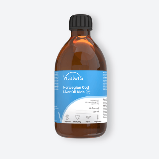 Vitaler's Omega Tran Norweski Junior Omega-3 1200 mg dla dzieci - 250 ml