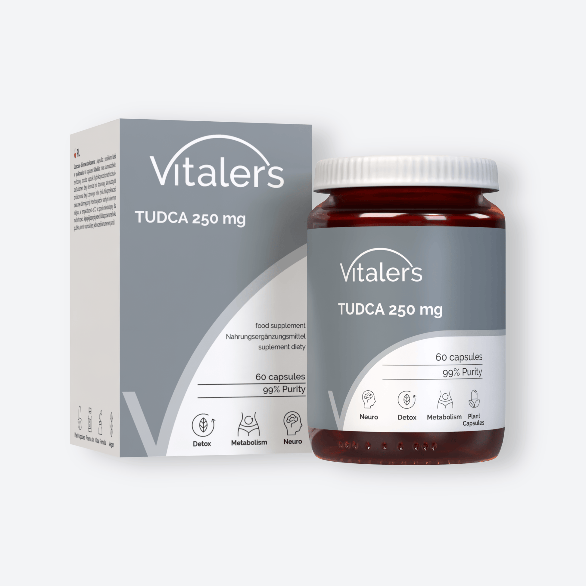 Vitaler's Ekstrakty TUDCA 250 mg - 60 kapsułek