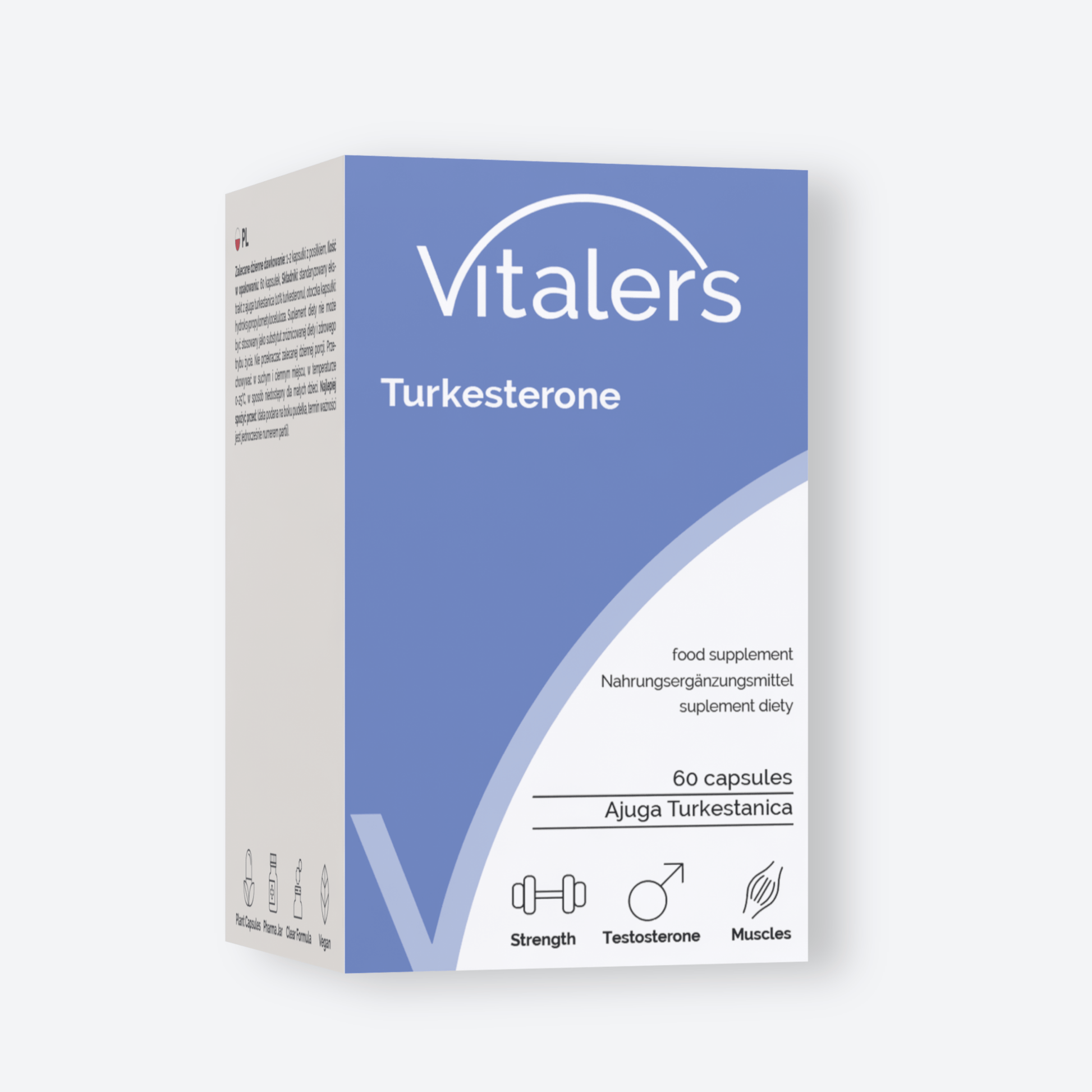 Vitaler's Ekstrakty Turkesterone - 60 kapsułek