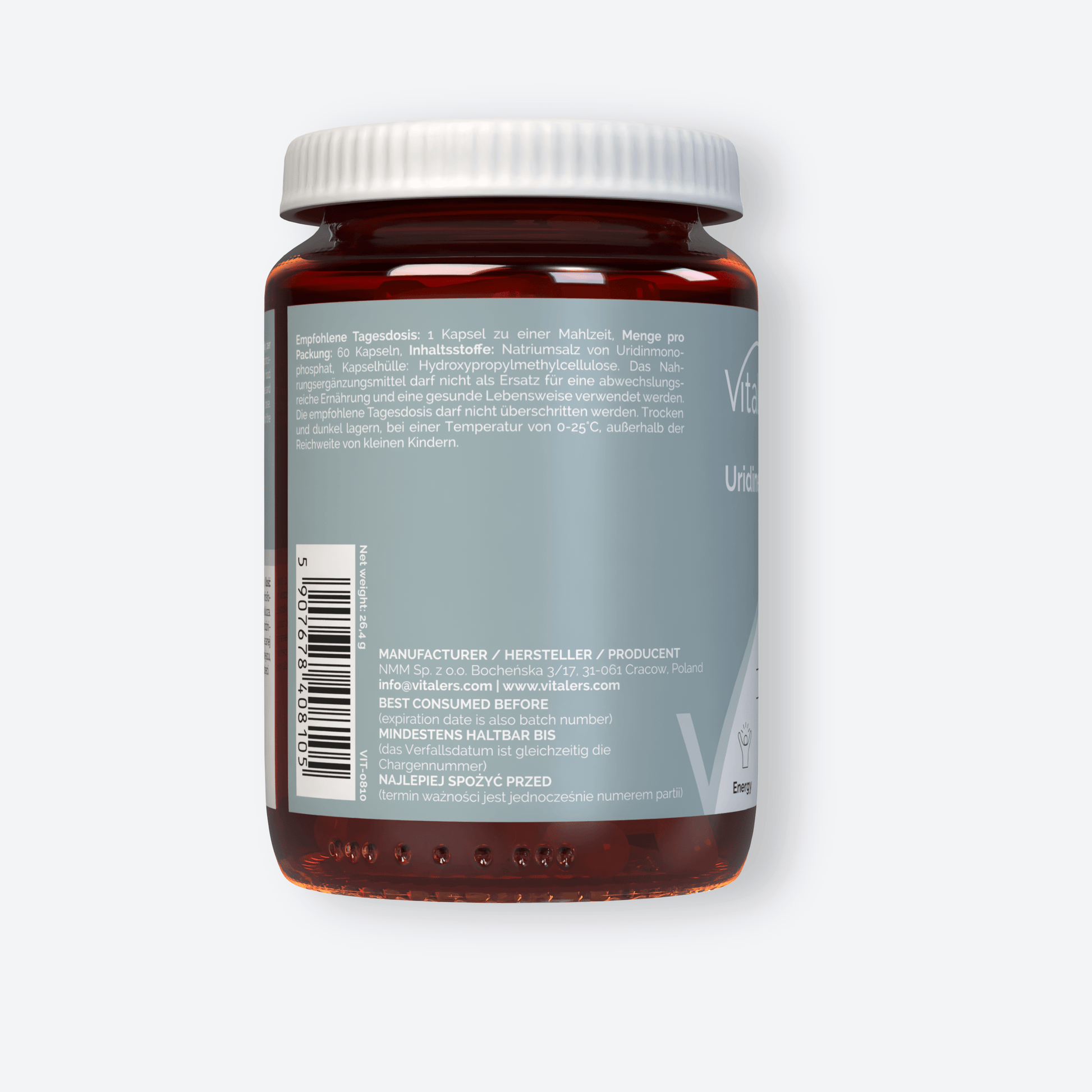 Vitaler's Specjalistyczne Urydyna 300 mg - 60 kapsułek