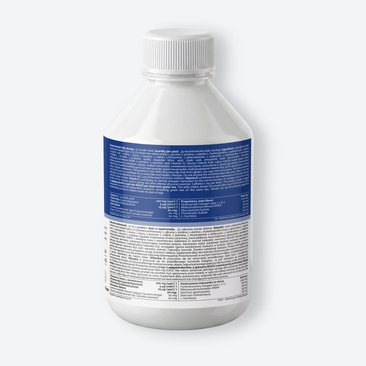 Vitaler's Kolagen Vitaler's Collagen Sport 5000 mg, kolagen w płynie, jagodowy - 500 ml