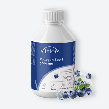 Vitaler's Kolagen Vitaler's Collagen Sport 5000 mg, kolagen w płynie, jagodowy - 500 ml