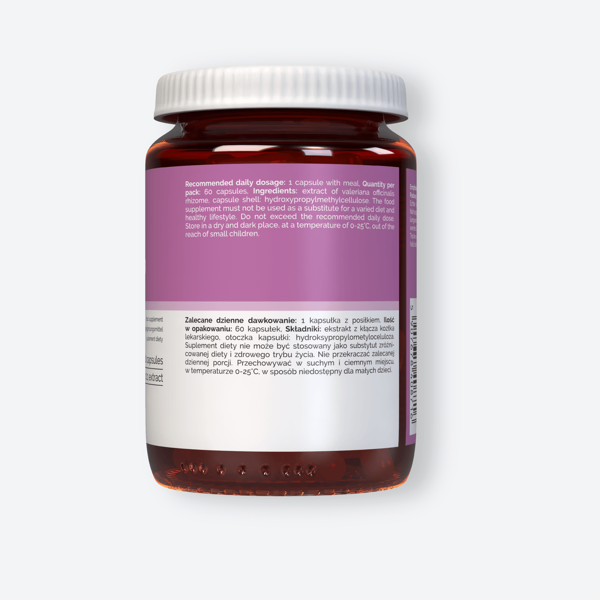 Vitaler's Ekstrakty Waleriana 500 mg - 60 kapsułek