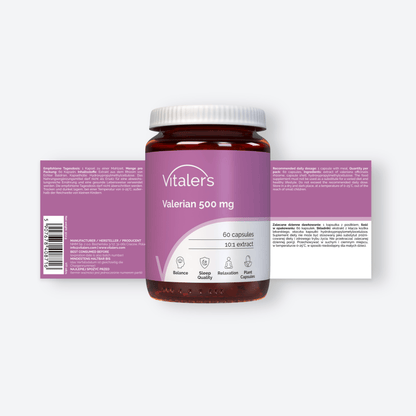 Vitaler's Ekstrakty Waleriana 500 mg - 60 kapsułek