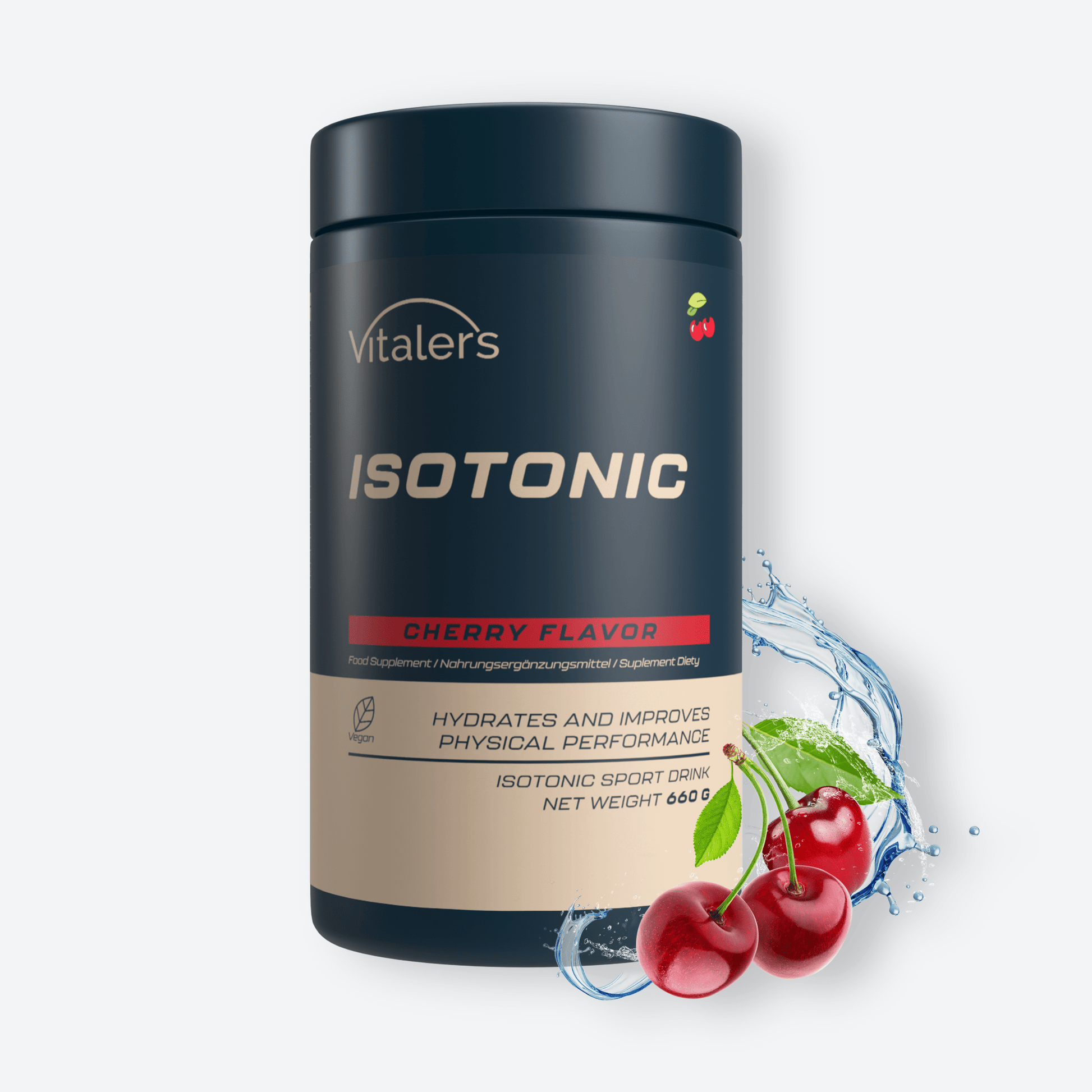 Vitaler's Sport Wiśnia Izotonik Sport - 660 g