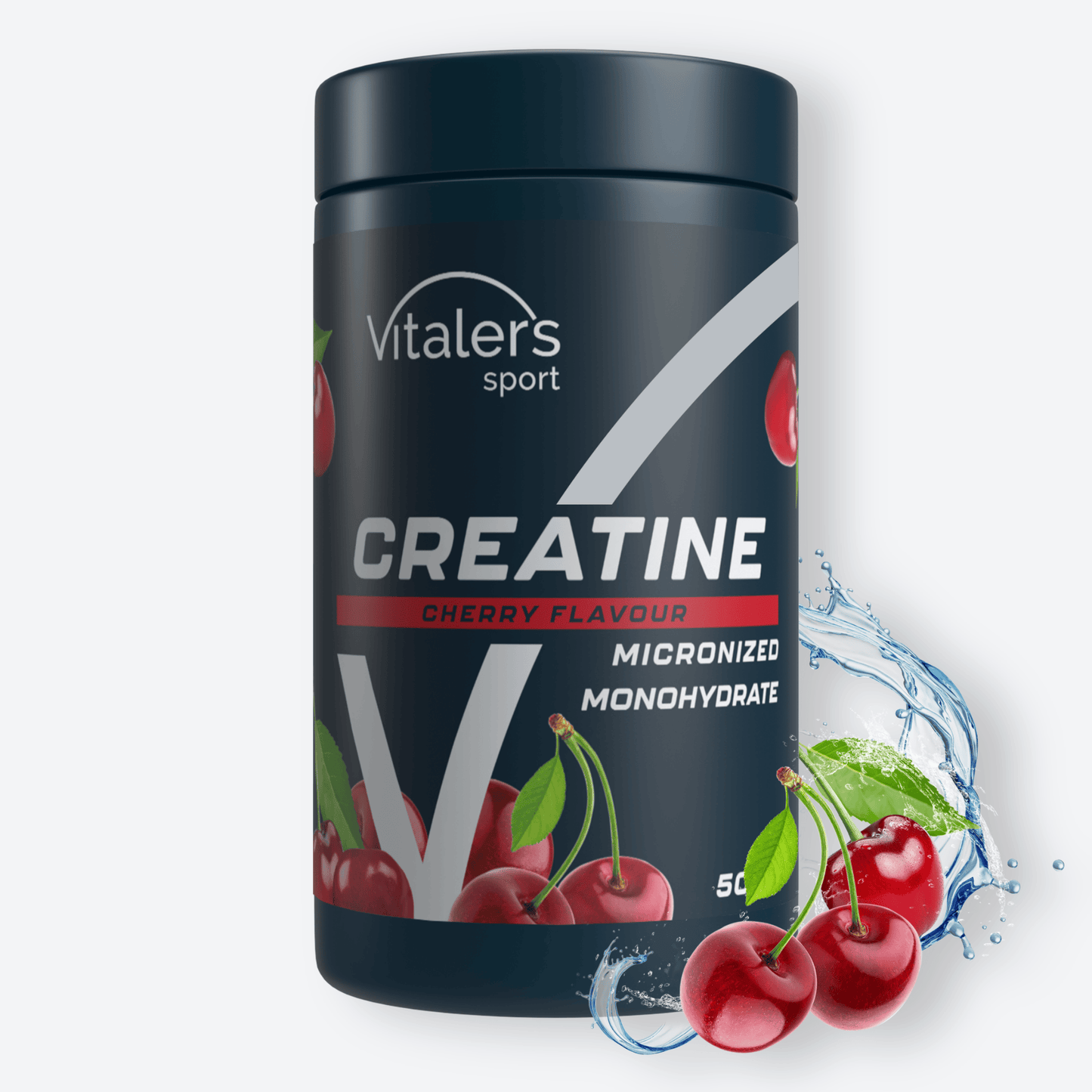 Vitaler's Sport Wiśnia Mikronizowany Monohydrat Kreatyny 5000 mg - 500 g