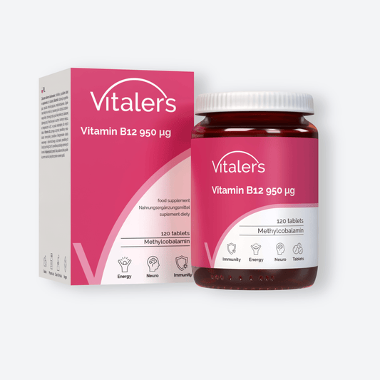 Vitaler's Witaminy Witamina B12 950 μg - 120 tabletek
