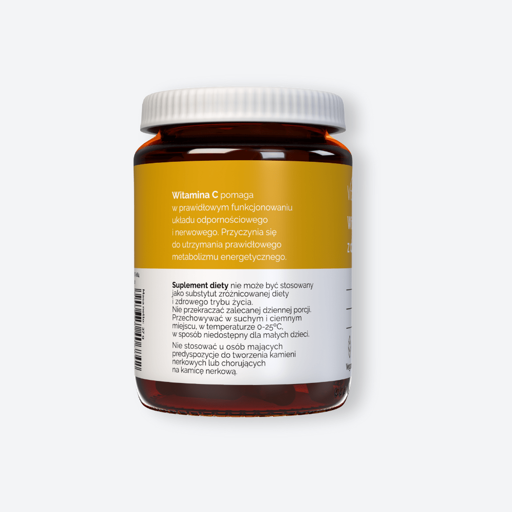 Witamina C z dziką różą 1000 mg - 60 kapsułek