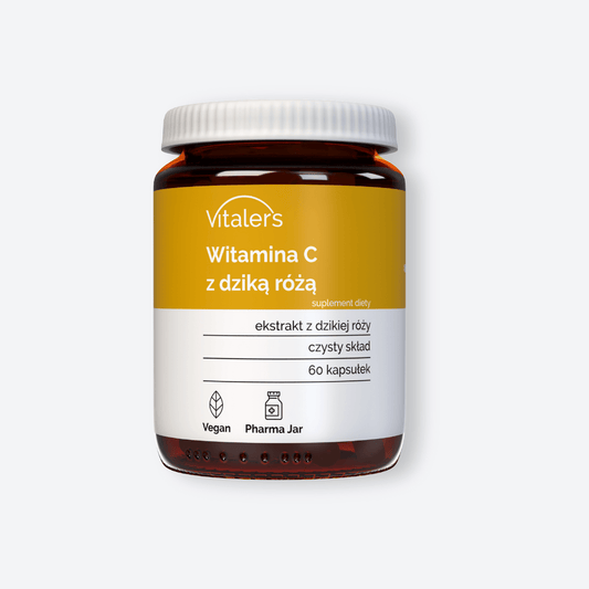 Witamina C z dziką różą 1000 mg - 60 kapsułek