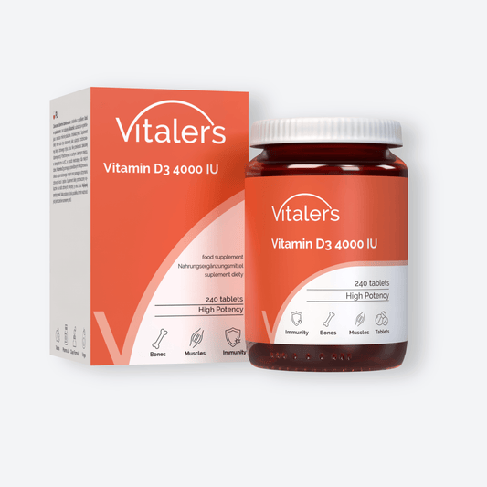 Vitaler's Witaminy Witamina D3 4000 IU - 240 tabletek