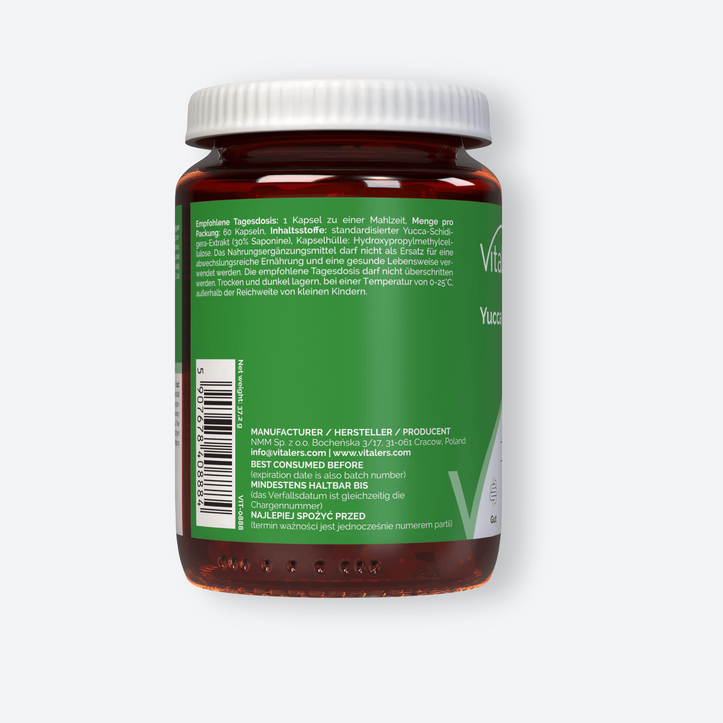 Vitaler's Ekstrakty Yucca 500 mg - 60 kapsułek