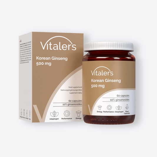 Vitaler's Adaptogeny Żeń-szeń koreański (Panax ginseng) 500 mg - 60 kapsułek