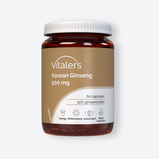 Vitaler's Adaptogeny Żeń-szeń koreański (Panax ginseng) 500 mg - 60 kapsułek