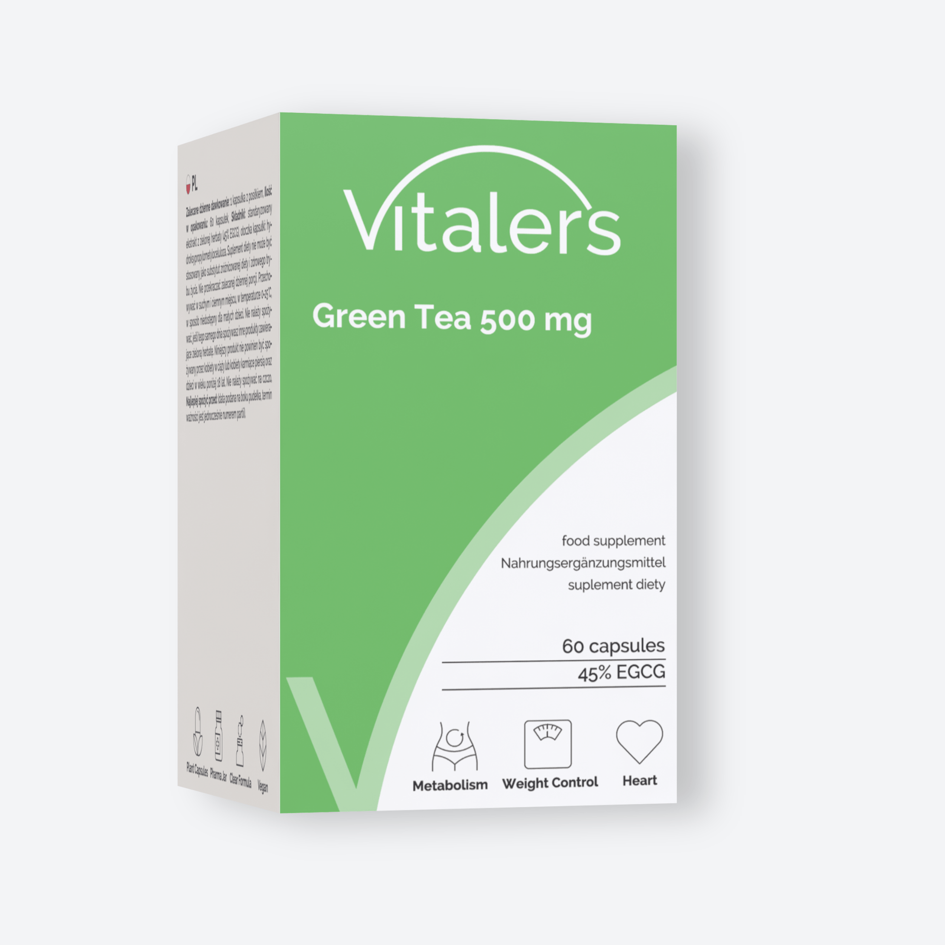 Vitaler's Ekstrakty Zielona herbata 500 mg - 60 kapsułek