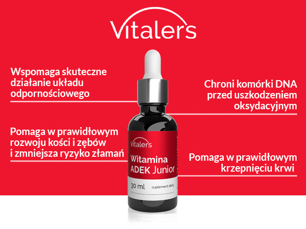 Vitaler's Witamina ADEK Junior karta produktu