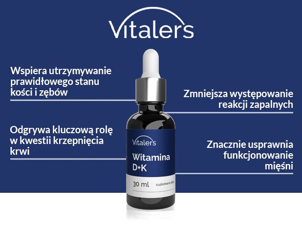 Vitaler's Witamina D3 + K2 karta produktu